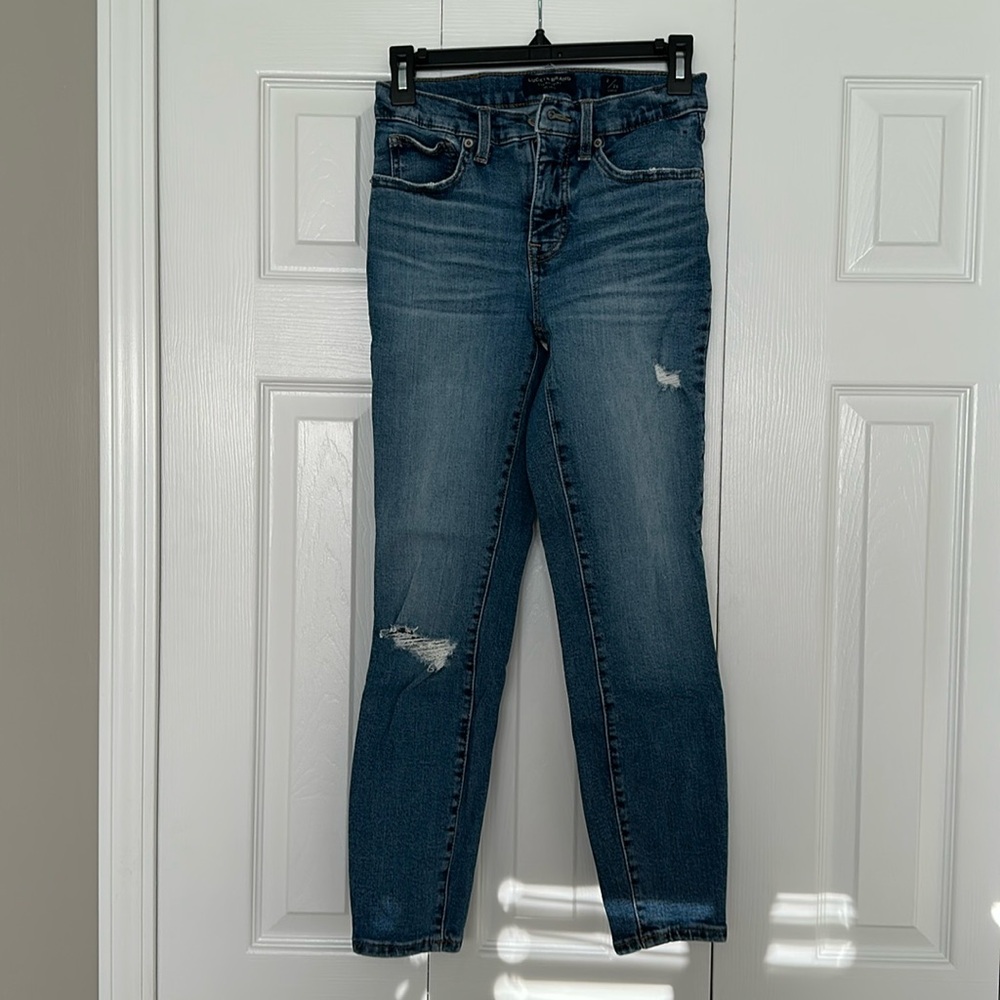 Lucky Brand Ava Mid Rise Skinny Ankle Jeans